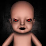 scary baby in horror house android application logo